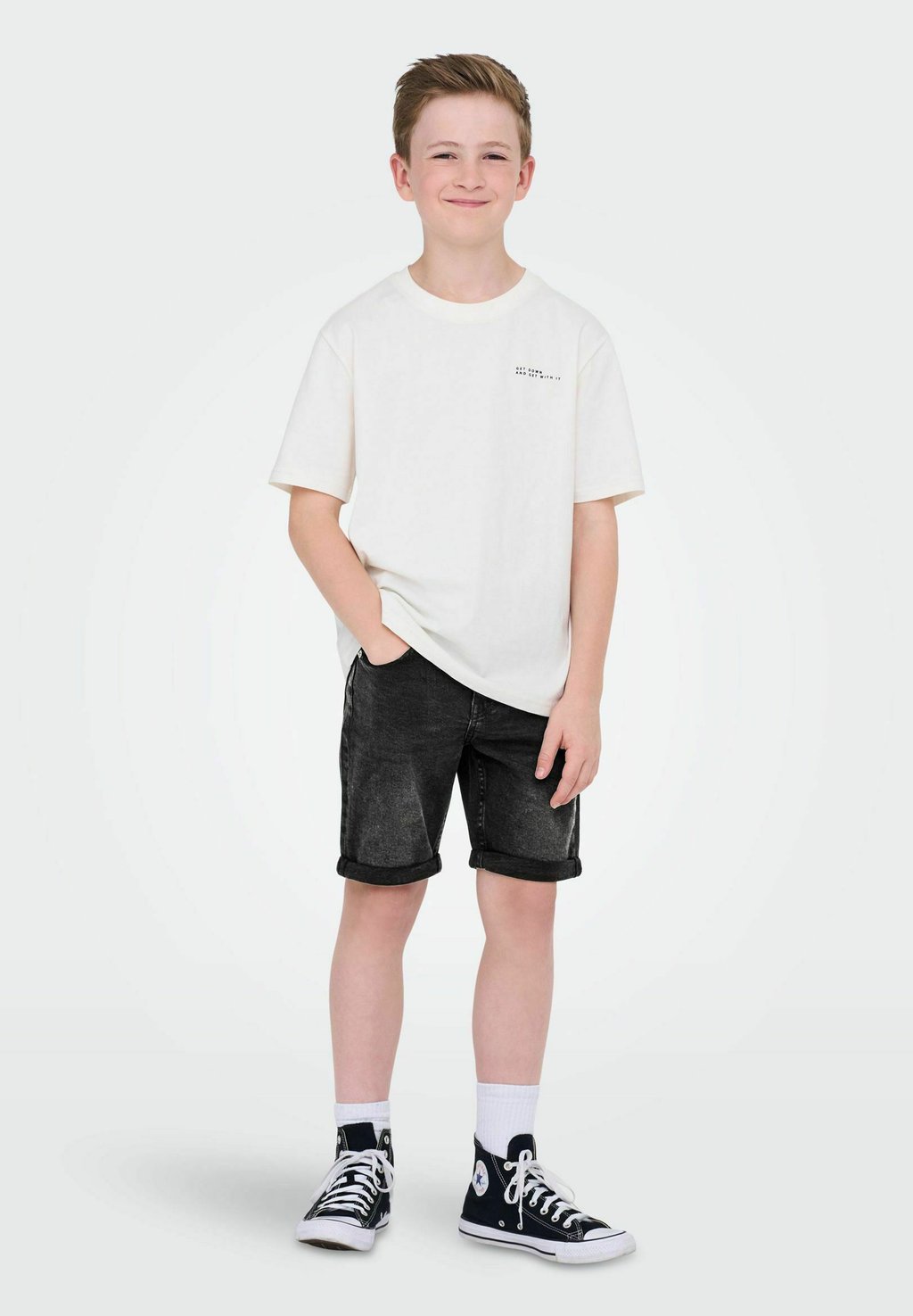

Джинсовые шорты ONLY & SONS junior, цвет Washed Black