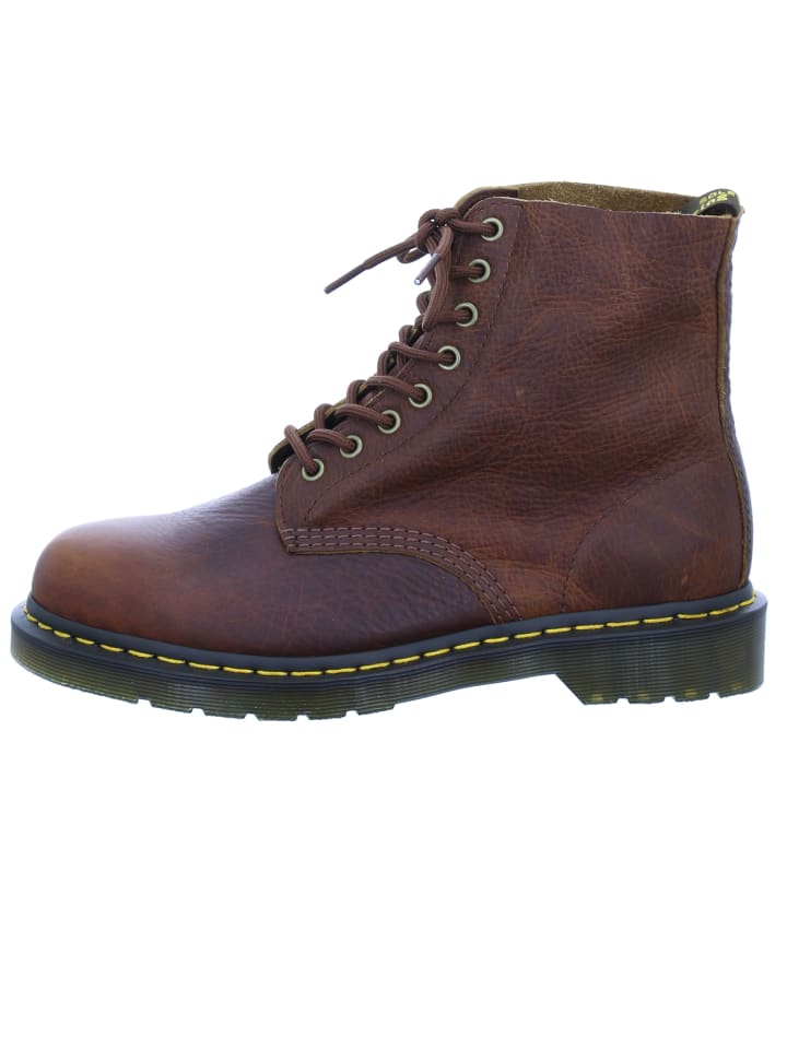 Dr. Martens Ботильоны на шнуровке коричневого цвета — фото 2