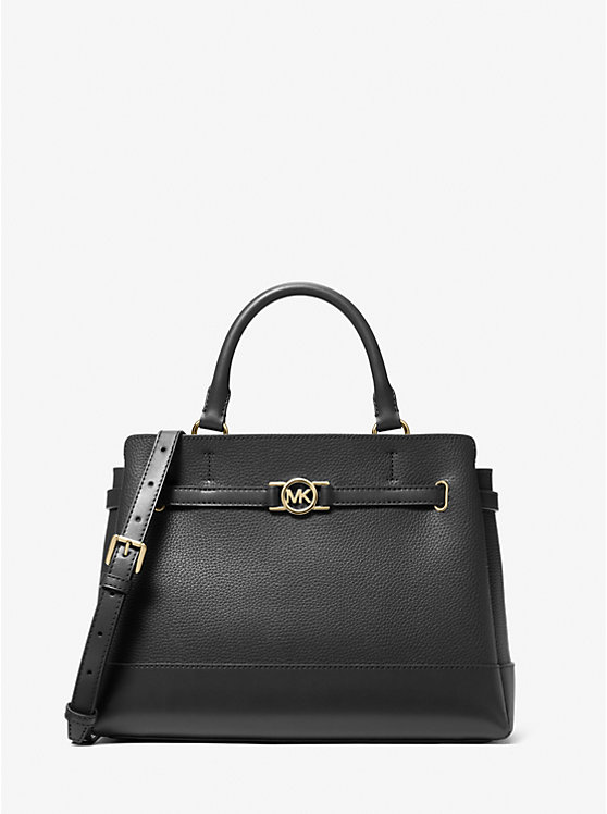 

Большая сумка из шагреневой кожи Reed Michael Kors, черный