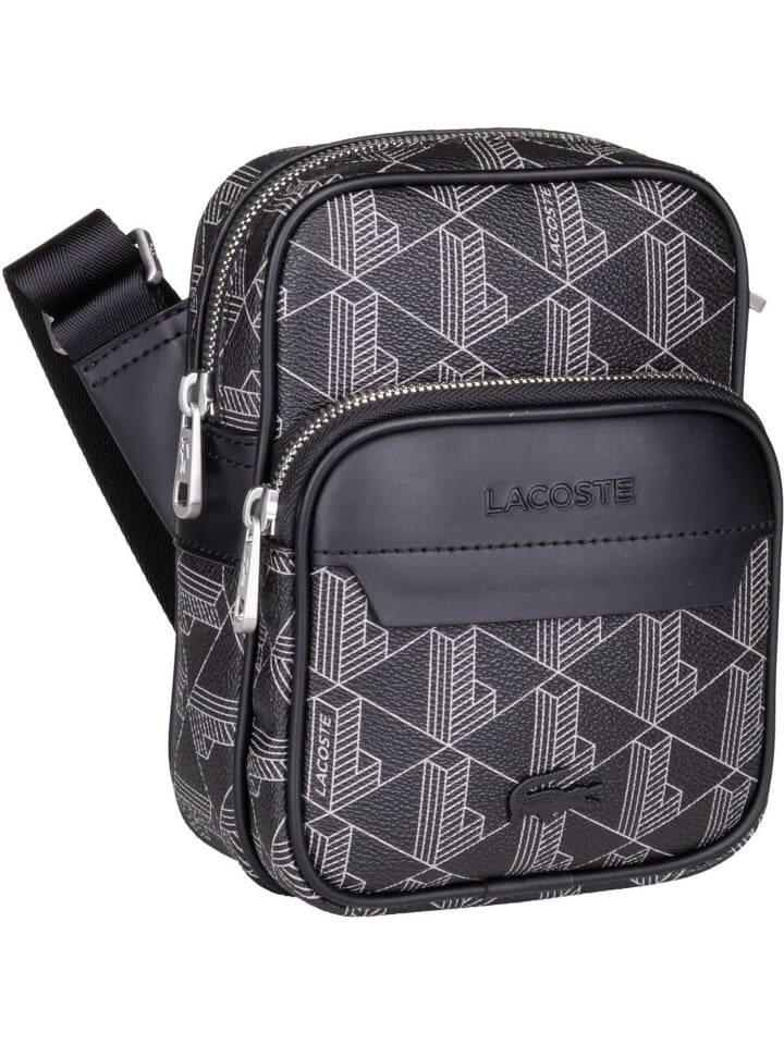 

Наплечная сумка Lacoste Umhängetasche The Blend Small NH4409LX, цвет Monogramm Noir Gris