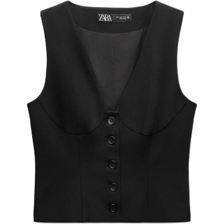 

Жилет женский черный Zara