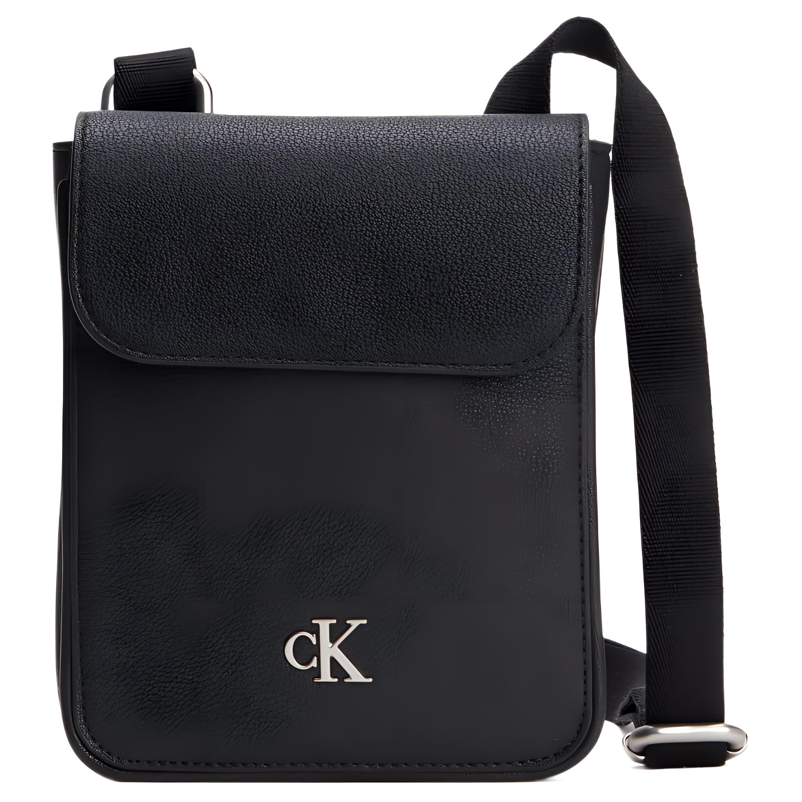 

Кожаный чехол для телефона CALVIN KLEIN с тиснением, черный мужской