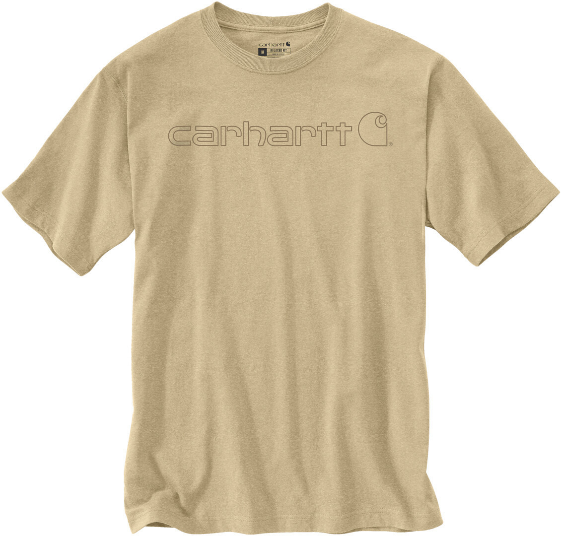

Футболка Carhartt EMEA Core Logo Workwear Short Sleeve T-Shirt, светло-коричневый