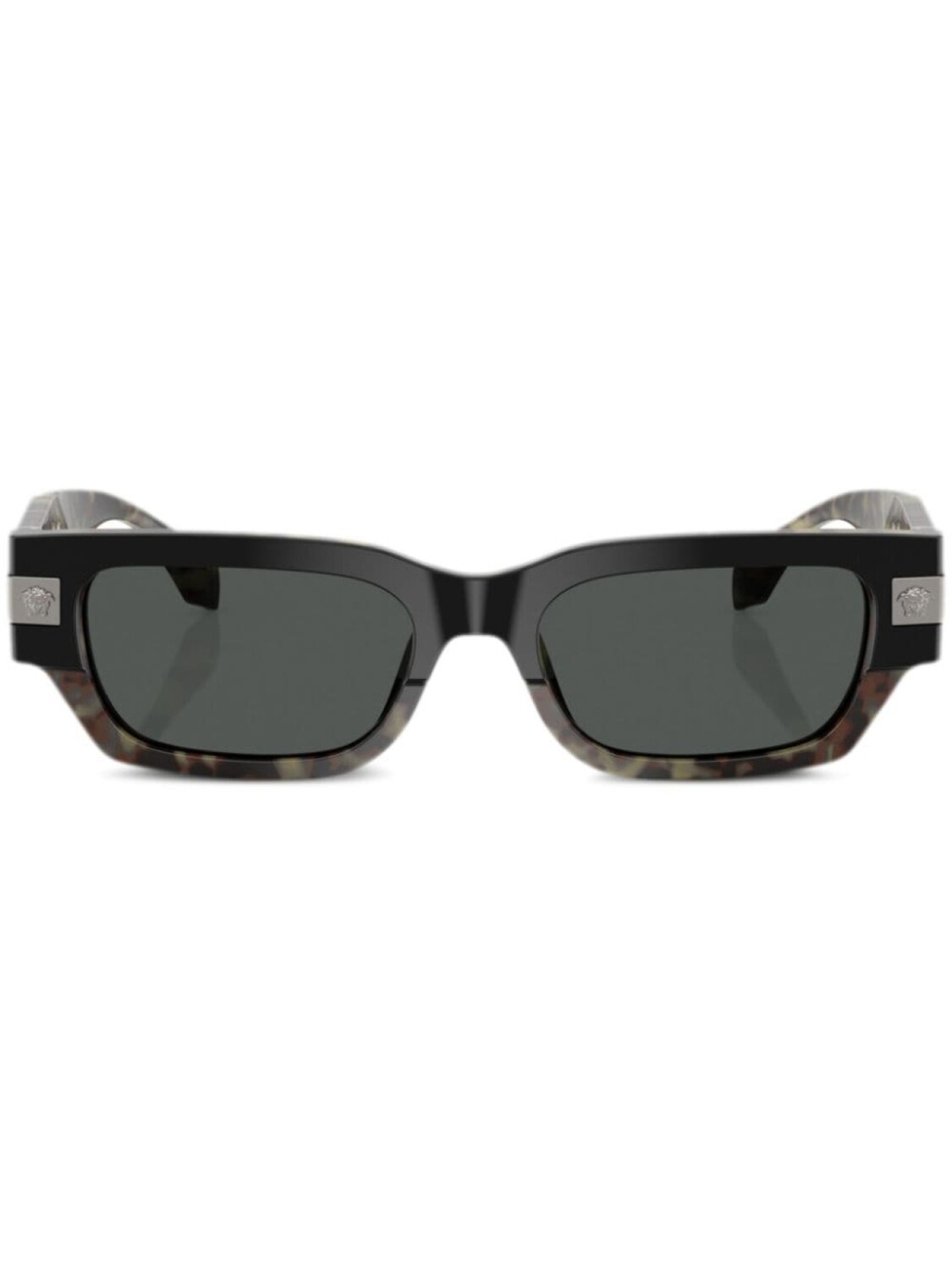 

Солнцезащитные очки в прямоугольной оправе Versace Eyewear, зеленый
