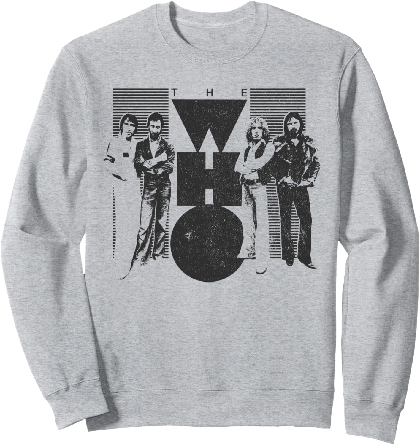 

Официальная винтажная черно-белая толстовка группы The Who, Черный, Официальная винтажная черно-белая толстовка группы The Who