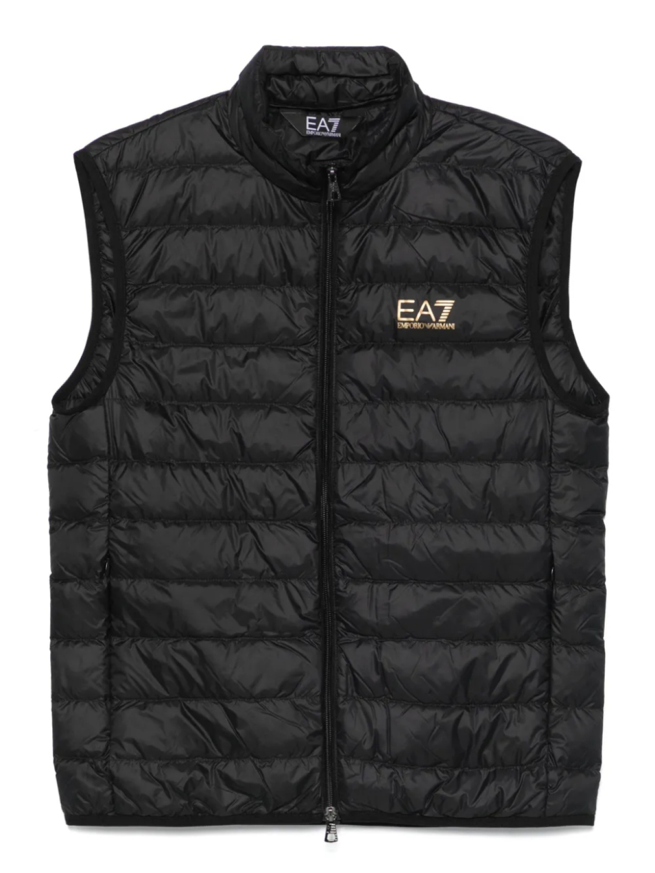 

Дутый жилет с логотипом Ea7 Emporio Armani, черный