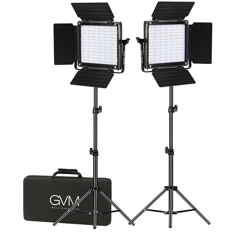 

Светодиодная панель GVM 800D-RGB (комплект из 2 ламп)