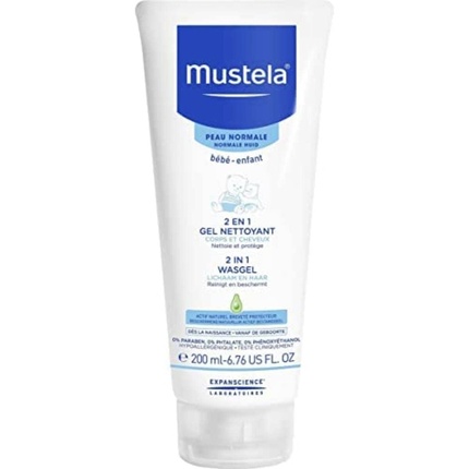 

Гель Bebe 2 в 1 для мытья волос и тела Mustela