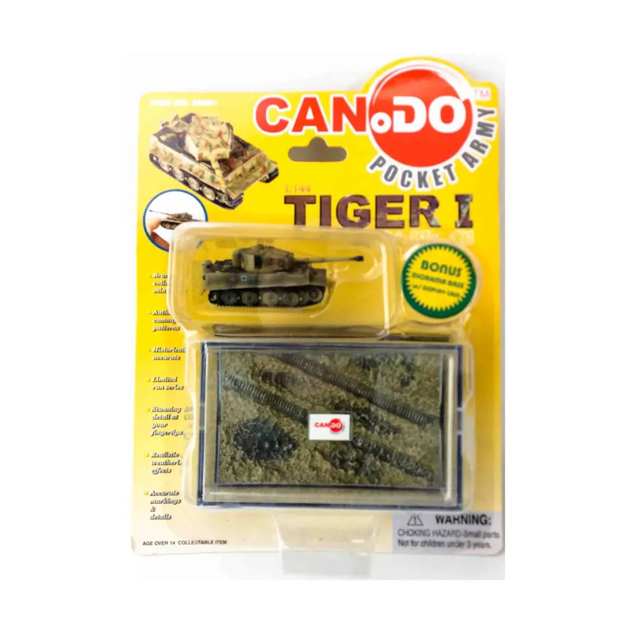 

Тигр I, Can.Do Pocket Army - WWII Tanks (1:144)