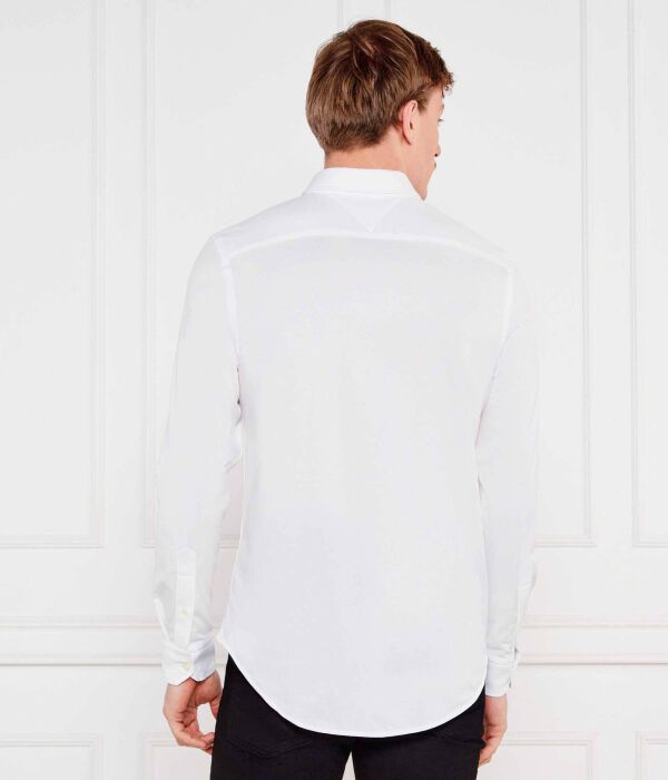 Рубашка Slim fit Tommy Hilfiger, белый — фото 4