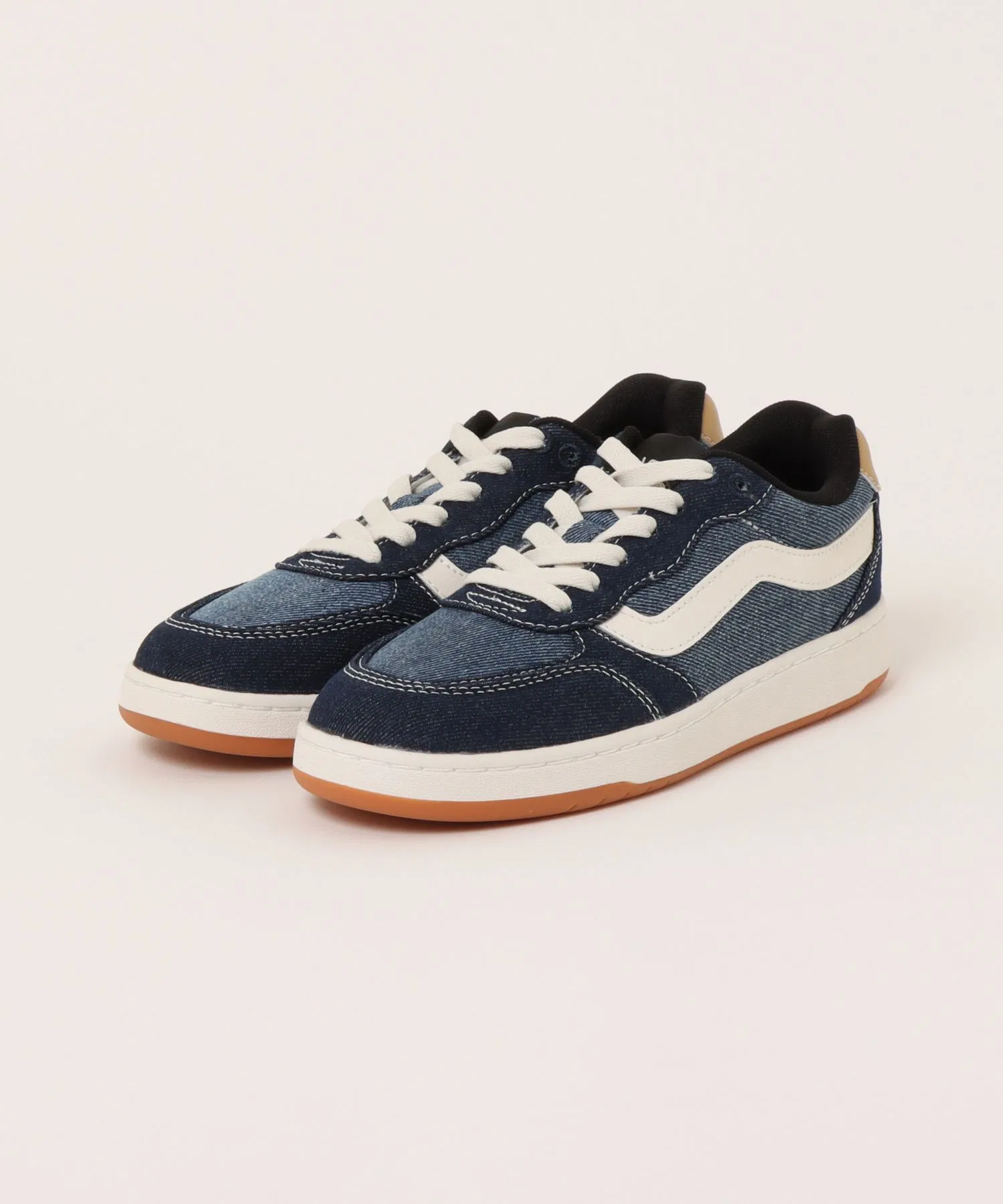 Мужские кеды из денима VANS BRAVO тёмно-синие