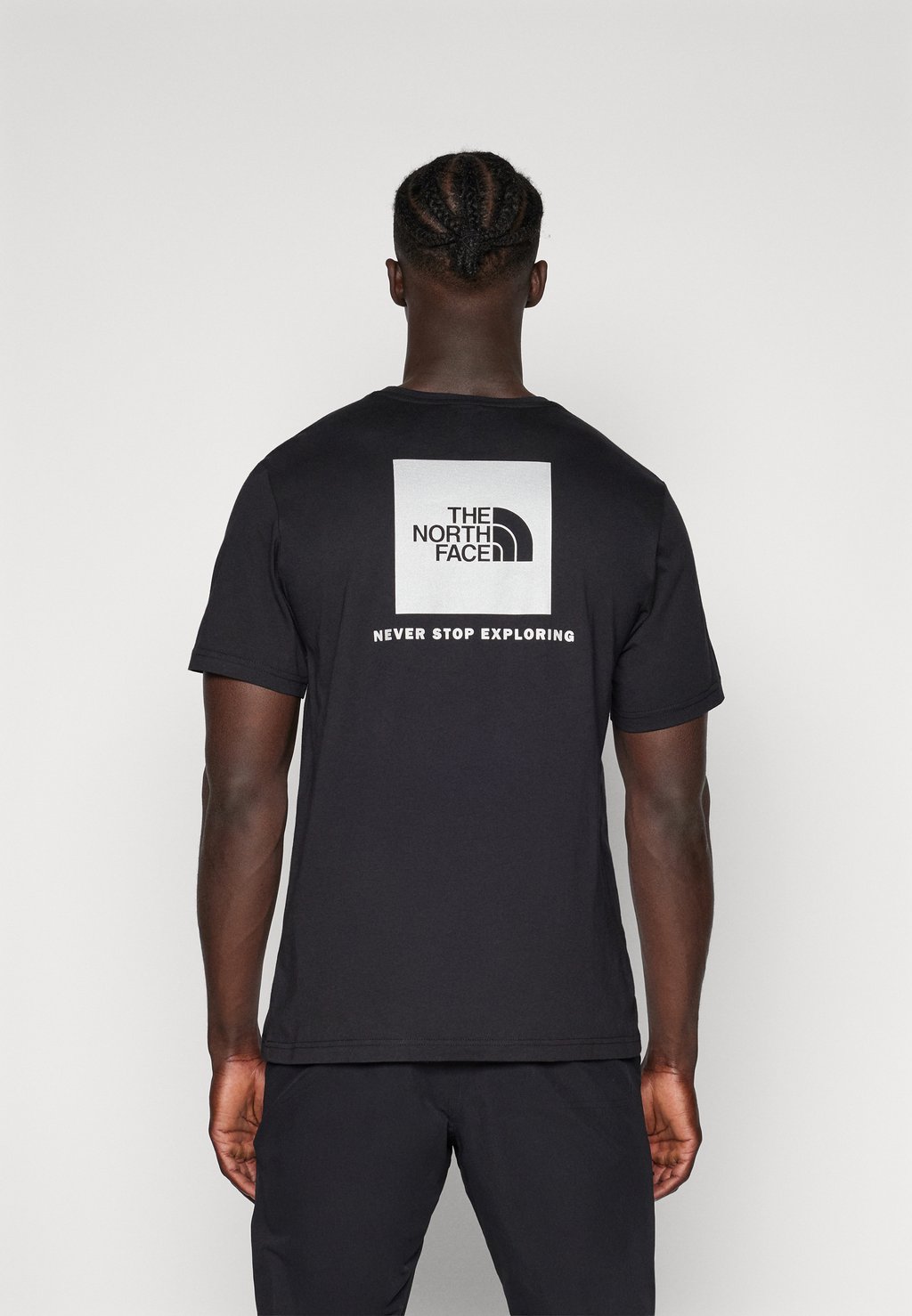 

Футболка с принтом REFLECTIVE BOX TEE The North Face, черный