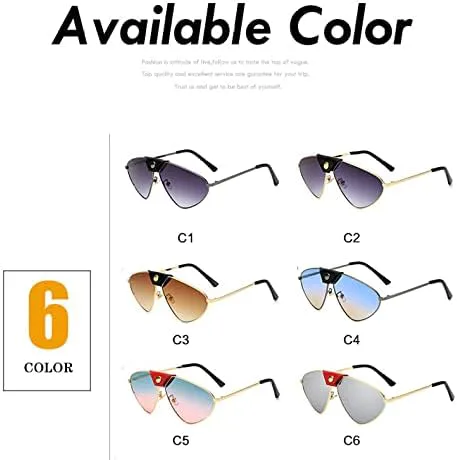 

Солнцезащитные очки для женщин и мужчин, винтажные металлические солнцезащитные очки, градиентные солнцезащитные очки с защитой от УФ-излучения UV400 MTZJH, C3