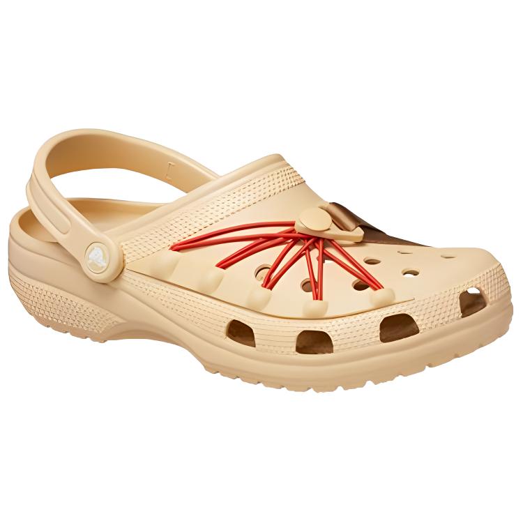 Crocs Клоги унисекс коричнево-красные, цвет Brown Red — фото 3