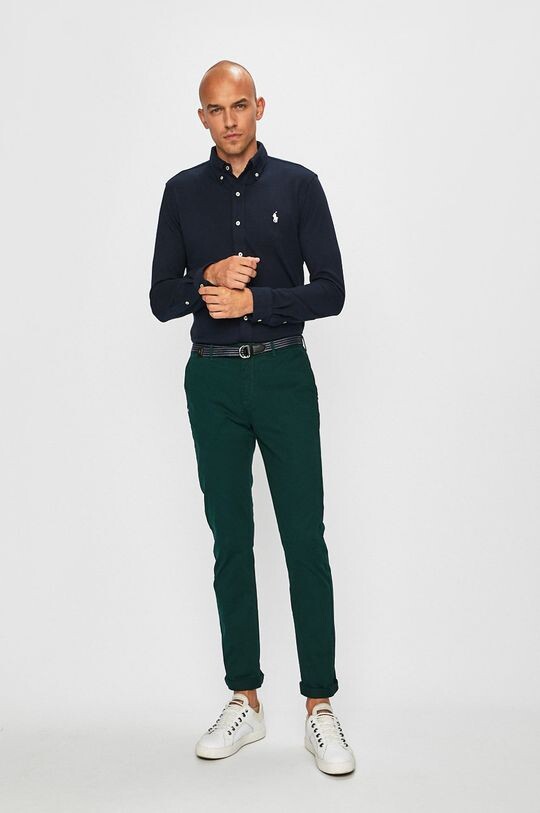 Рубашка 710654408016 Polo Ralph Lauren, темно-синий — фото 3