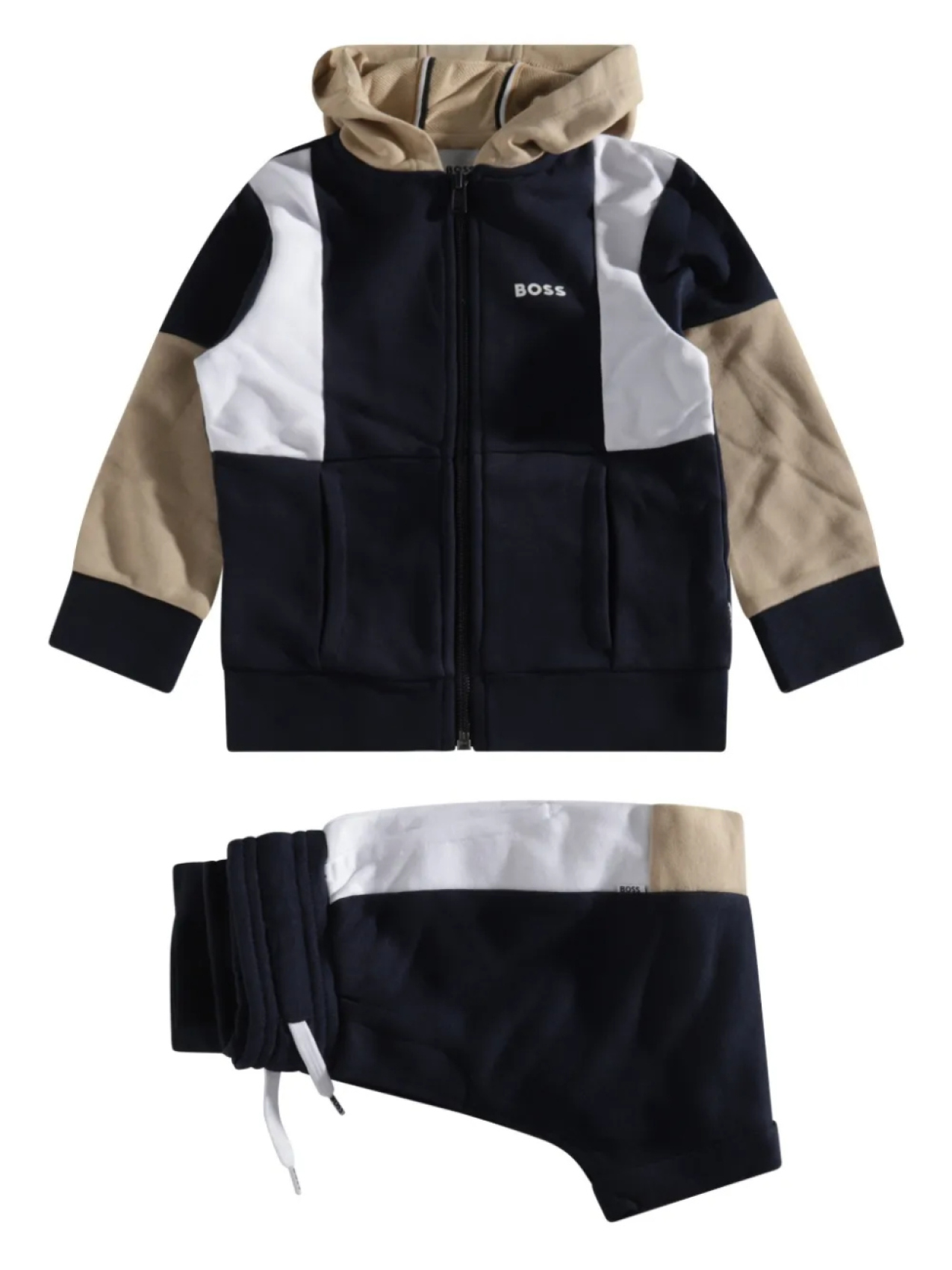 

Спортивный костюм с логотипом BOSS Kidswear, черный