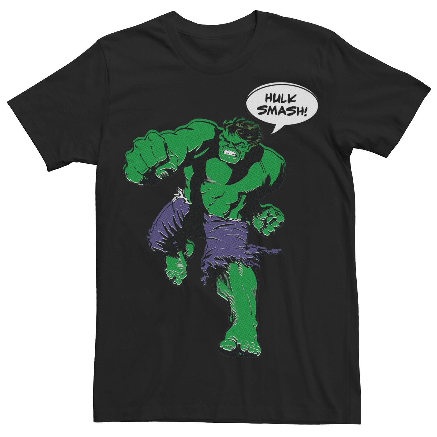 

Мужская футболка Marvel Retro The Incredible Hulk Vintage Smash с рисунком Licensed Character
