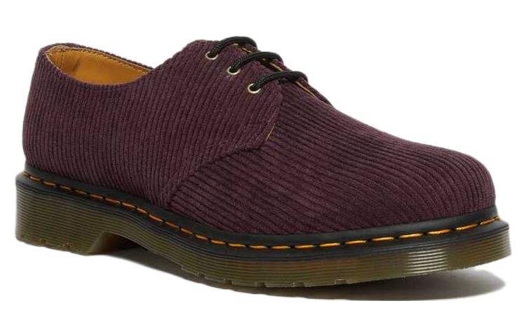 Полуботинки Dr.Martens 1461 Corduroy Shoes 'Wine Red' — фото 2