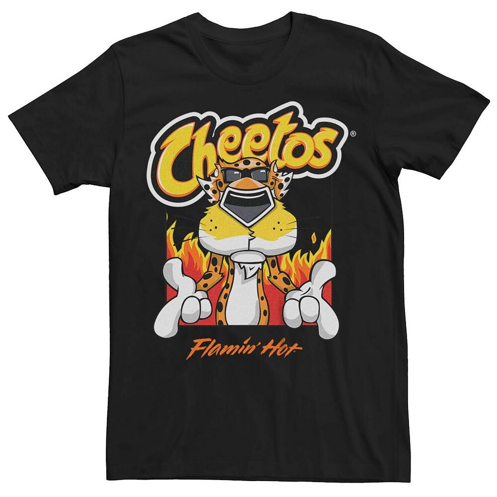 

Мужская футболка Chester Cheetos Flamin Hot Licensed Character, черный