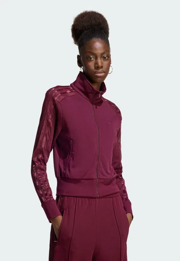 Толстовка на молнии Firebird, Adidas Originals, бордовый