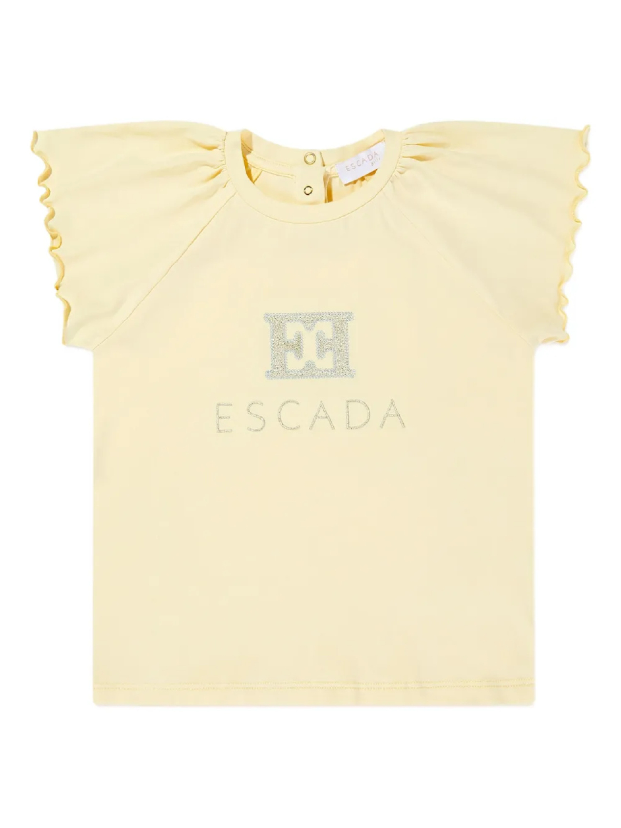 

Футболка Escada Kids с вышитым логотипом, желтый