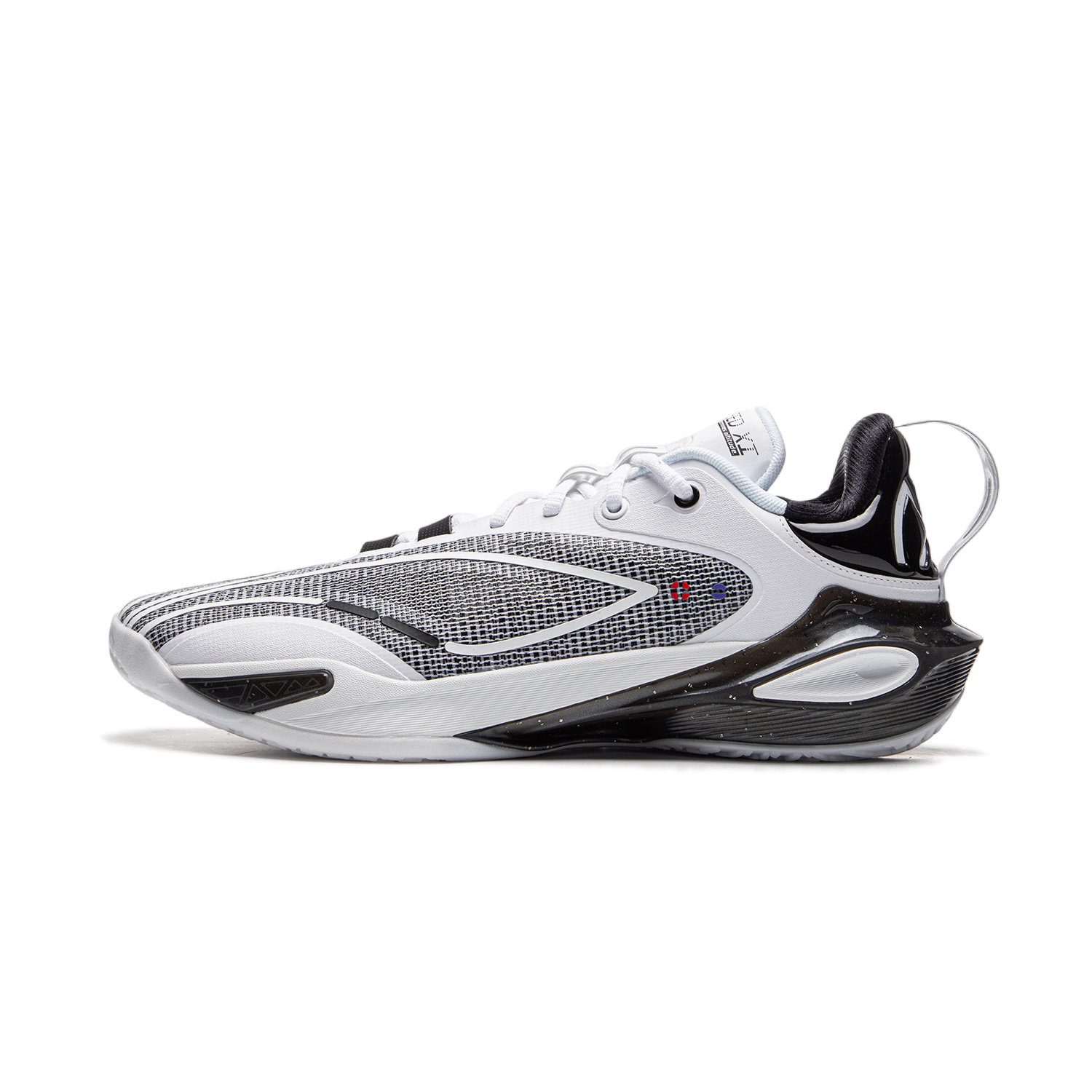 

LINING Баскетбольные кроссовки Flash Strike 11 с низкой поддержкой и эластичностью, мужские, черно-белые