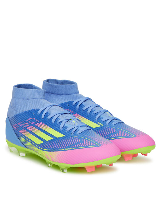 Бутсы F50 League Mid Firm/Multi-Ground JI0436 Adidas, синий — фото 2