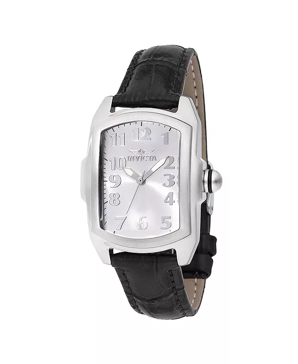 

Женские кварцевые часы Lupah 48949 с тремя стрелками и серебряным циферблатом Invicta, black