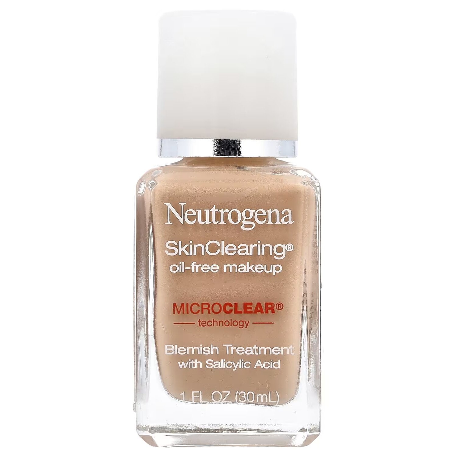 

SkinClearing, Безмасляный макияж, Buff 30, 1 жидкая унция (30 мл) Neutrogena