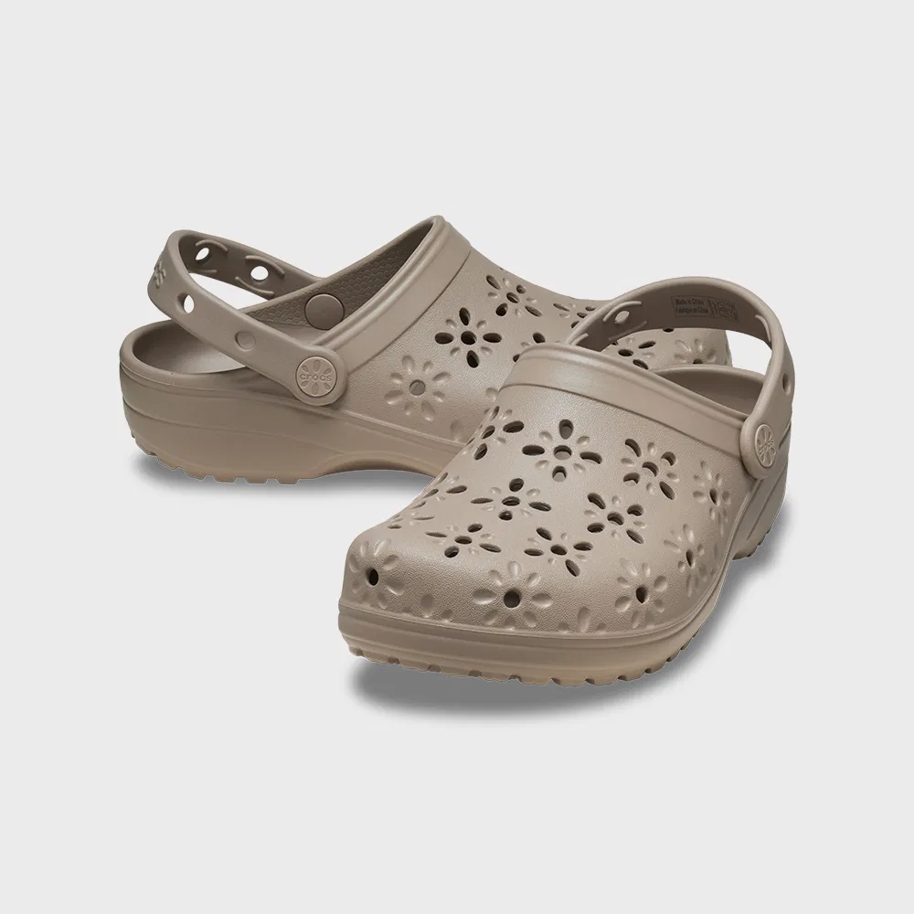 Мужские клоги Classic Floral Cut Out Tau от Crocs