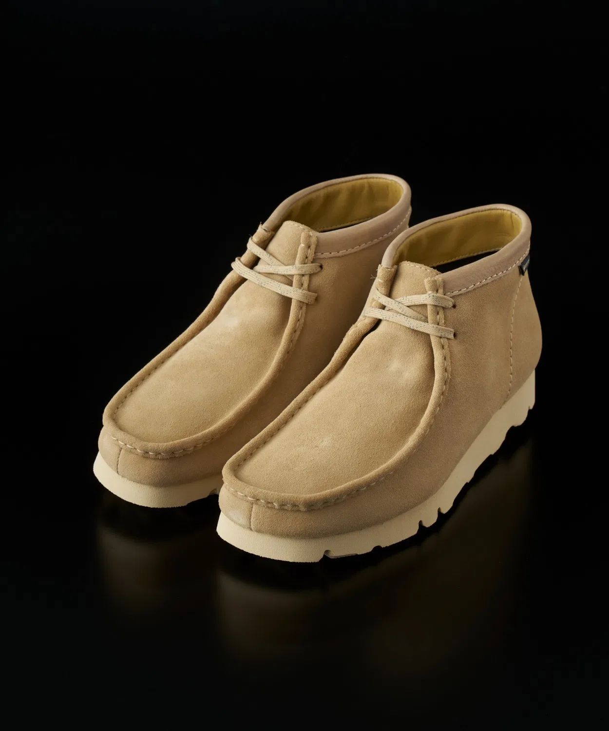 Ботинки Wallabee с мембраной Gore-Tex, бренд Clarks, цвет тёмно-коричневый — фото 3