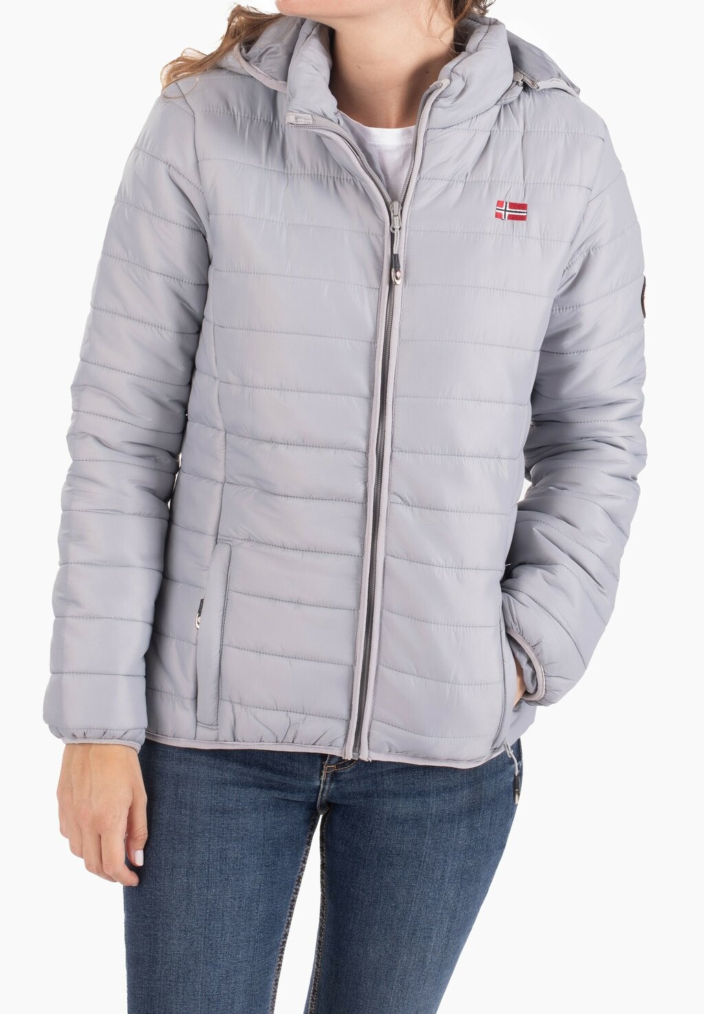 

Демисезонная куртка GEO NORWAY ATIKA SLIM , цвет light grey