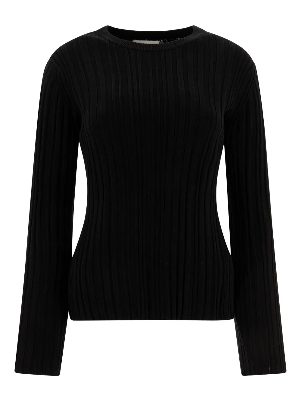 

Футболка в рубчик с длинными рукавами Loulou, черный