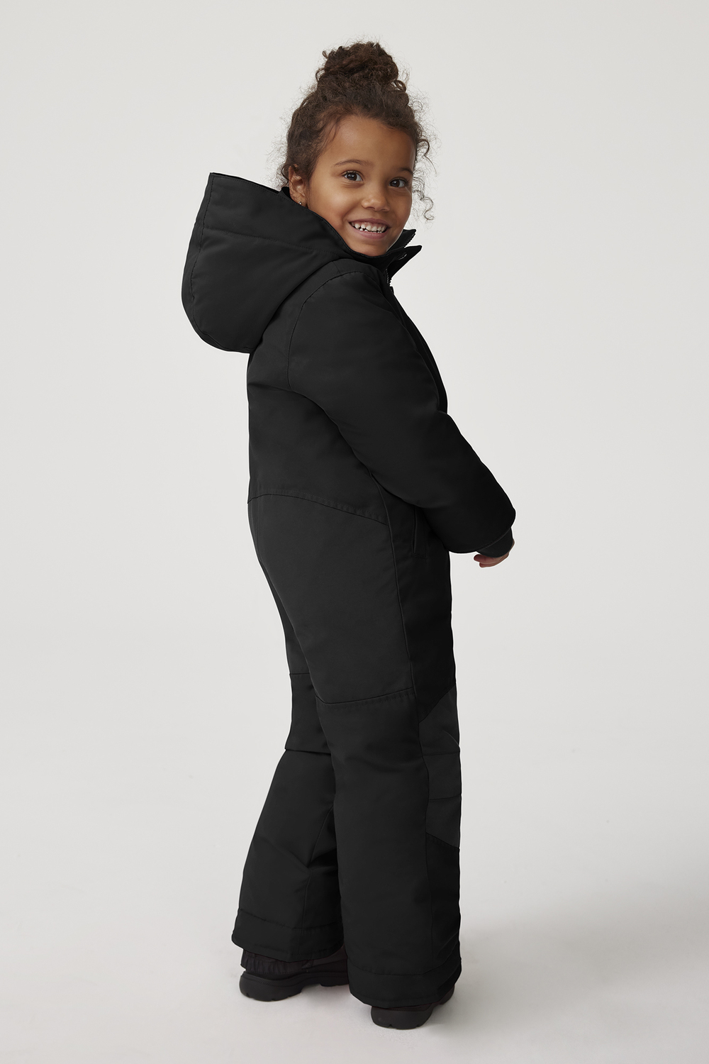 Зимний комбинезон Canada Goose Kids Grizzly, черный — фото 3