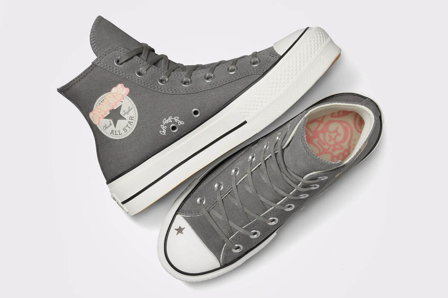Кроссовки Ctas Lift на платформе Converse, серый — фото 3