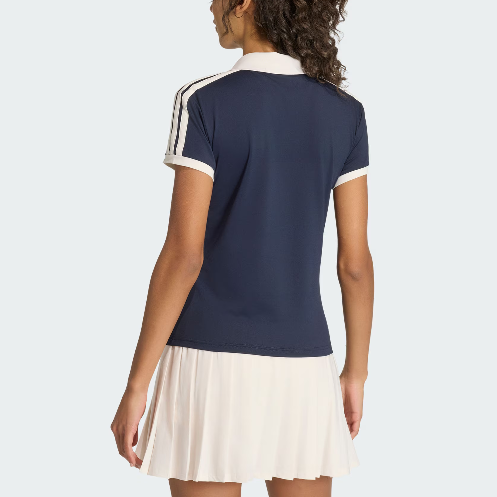 Adidas Теннисный топ Women's Legend Ink/White Polo Collar Moderate — фото 3