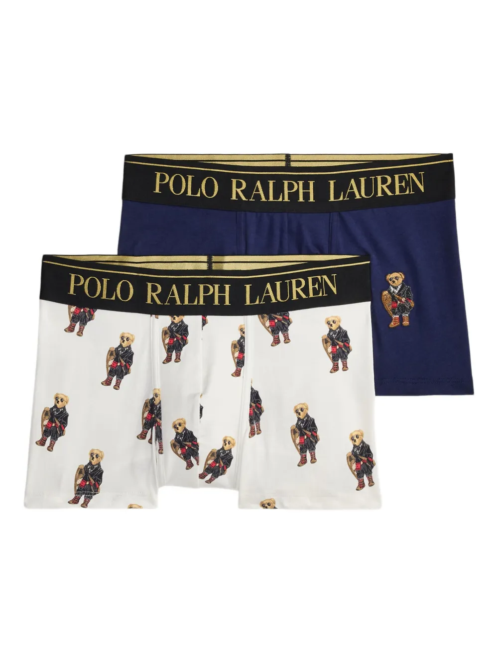 

Комплект из двух боксеров с принтом POLO RALPH LAUREN, синий