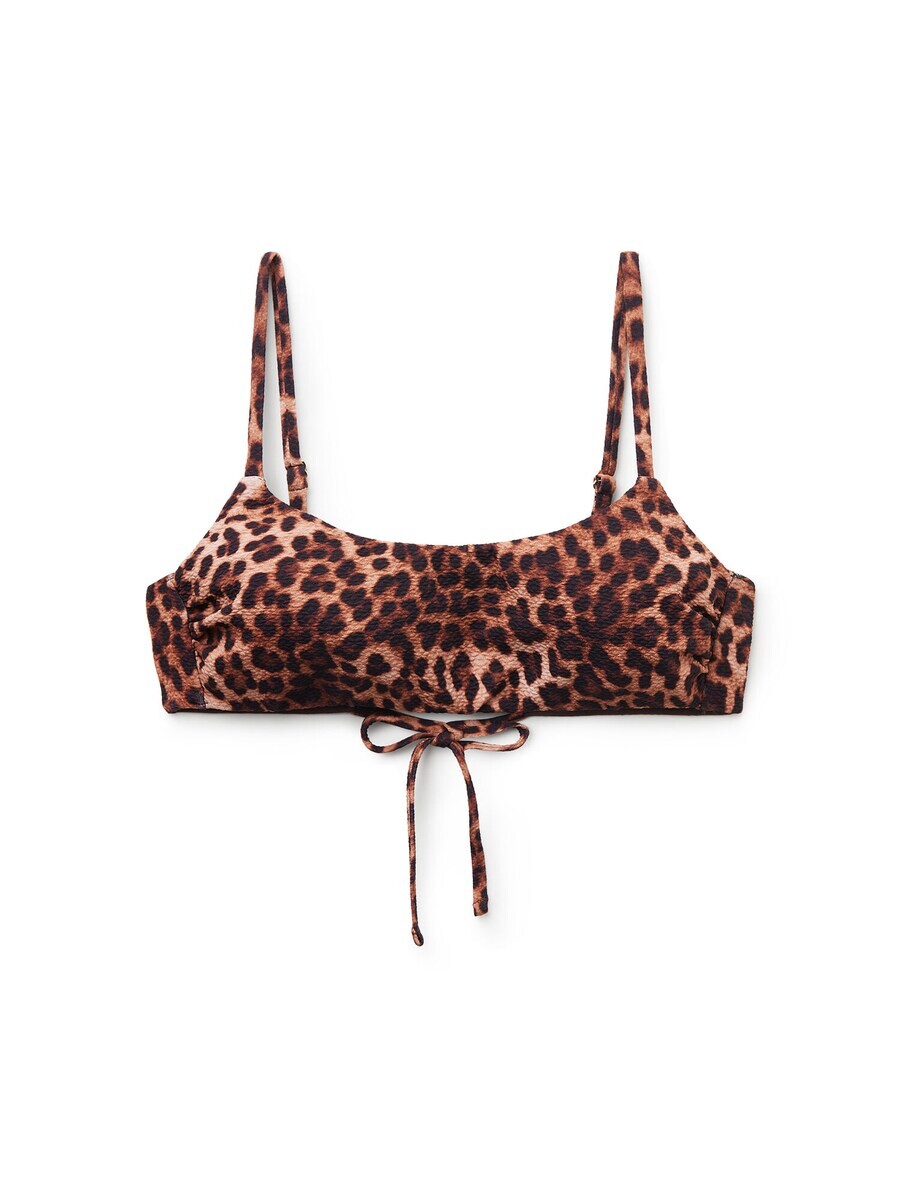 

Топ бандо бикини CALZEDONIA Bandeau Bikini Top, коричневый