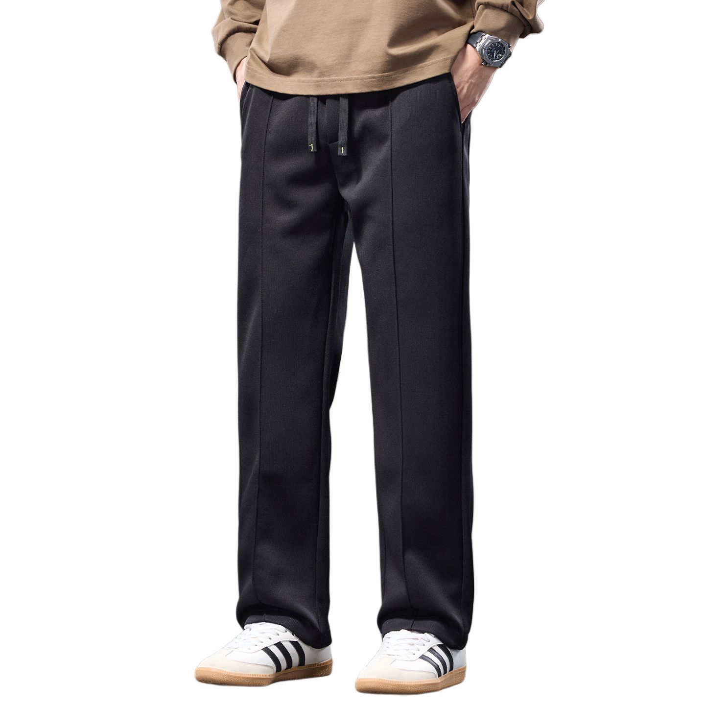 

Повседневные брюки Unisex Moderate Straight Fit Jeep, черный