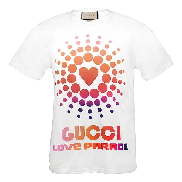 

Футболка GUCCI SS22 Gucci Love Parade print Tee 'White', белый