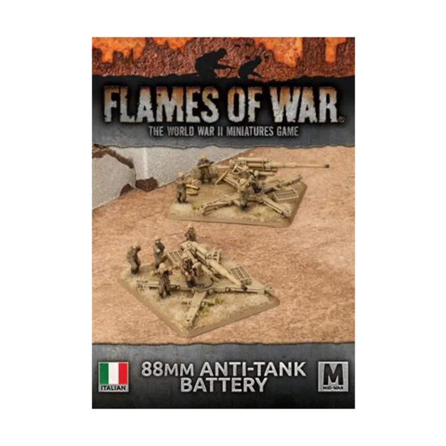 

88-мм противотанковая батарея, Flames of War - WWII - Italian - Artillery, AA, AT and AFV's (4th Edition)