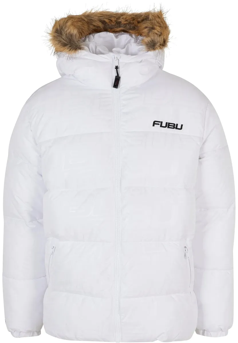 

Зимняя куртка Fubu " Fubu Men's FM224-039-1 FUBU Corporate AOP Puffer Jacket" (1 шт.), с капюшоном, белый