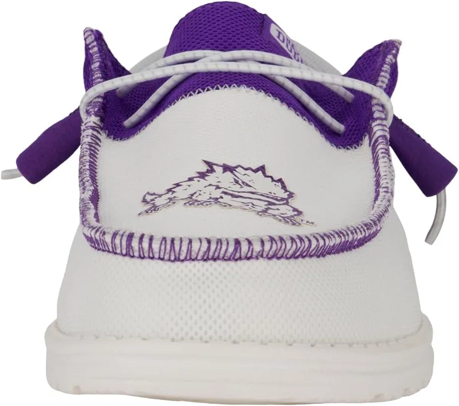 Лоферы HEYDUDE Wally, TCU Purple/White — фото 2