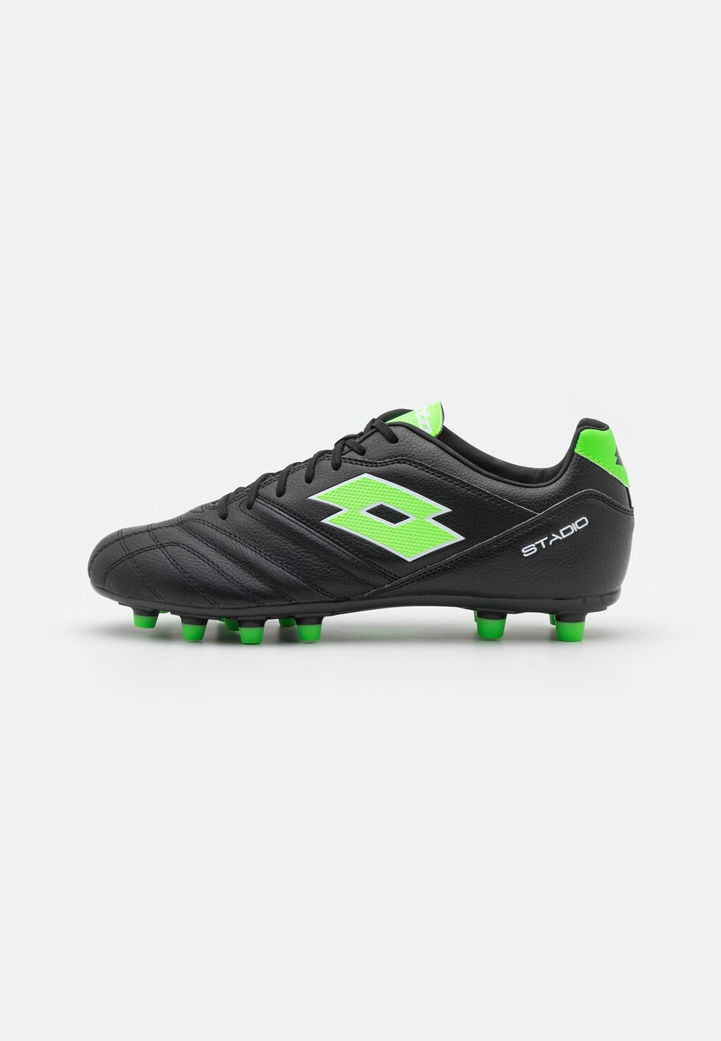 

Ботинки Lotto STADIO 300 III FG, цвет All Black/Spring Green
