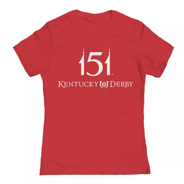 

Футболка с принтом Kentucky Derby для подростков Unbranded, красный