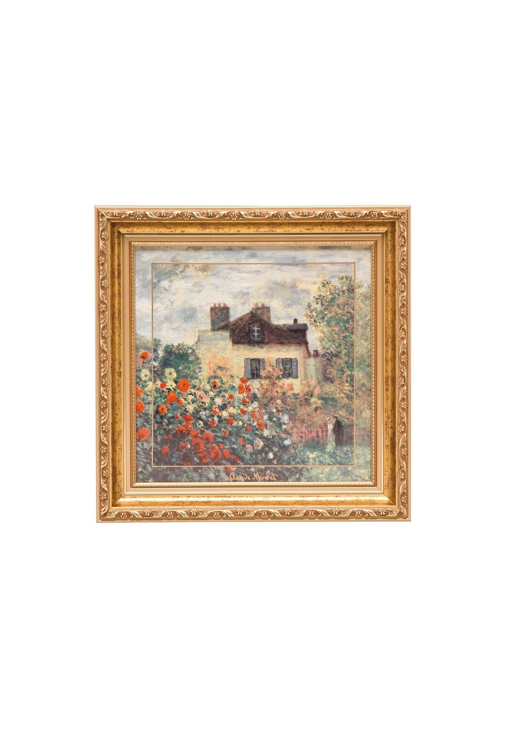 

Фреска Клода Моне - Дом художника Goebel, monet - künstlerhaus