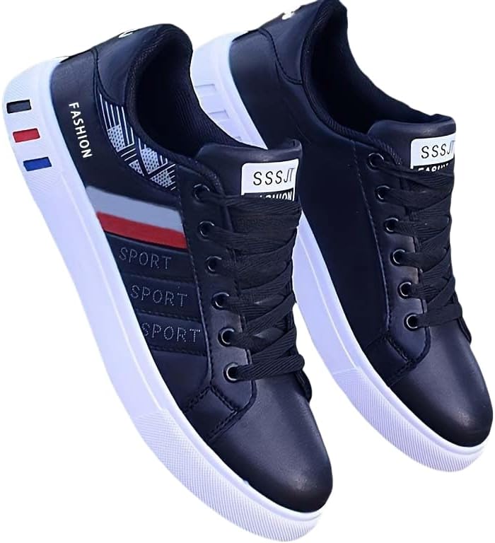 

Мужские модные повседневные кроссовки - стильная дышащая обувь для комфорта и стиля каждый день Hoalox, черный