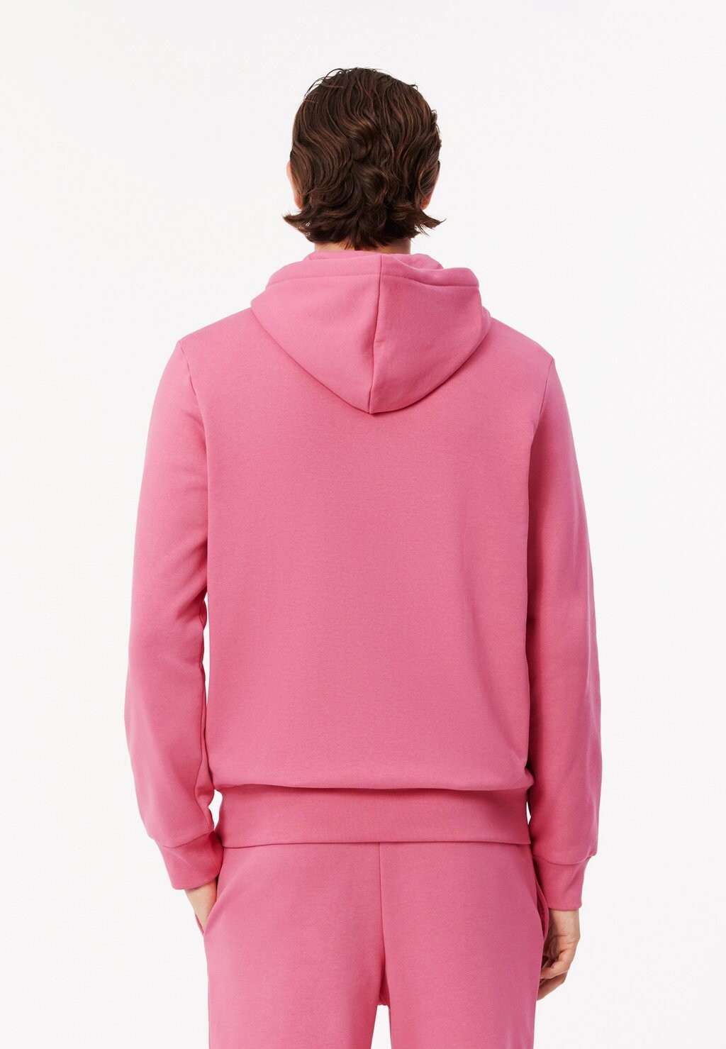 

Толстовка на молнии Lacoste, фуксия пестрая
