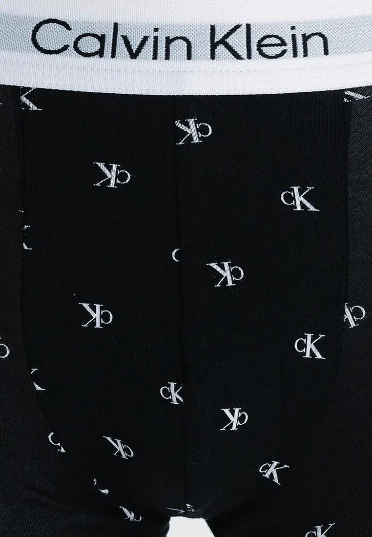 Трусы, 3 шт., хлопок с эластаном, низкая посадка, Icon Calvin Klein, мультиколор — фото 4