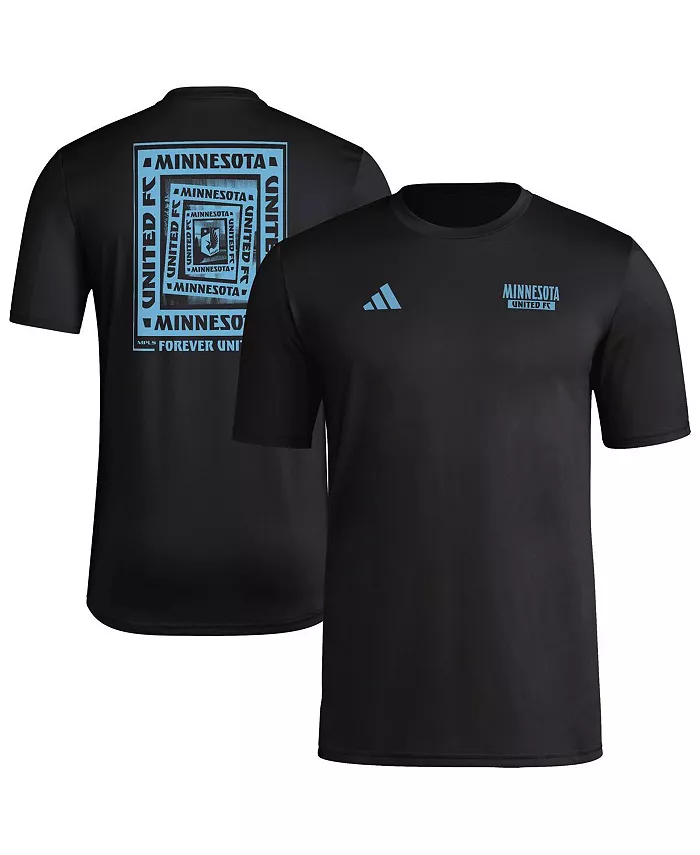 

Мужская черная футболка Minnesota United FC Local Wrap adidas